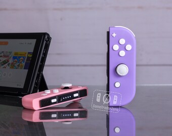 Nintendo Switch 本体 ピンク・パープル Joy-Con Custom Joy-con Nintendo Switch Controllers Pink and Purple