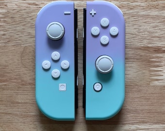 ジョイコン　ホワイト×カラフルハート×ライトブルーカスタム Amazon.co.jp: 【任天堂純正品】Joy-Con(L) ブルー/(R) ネオン