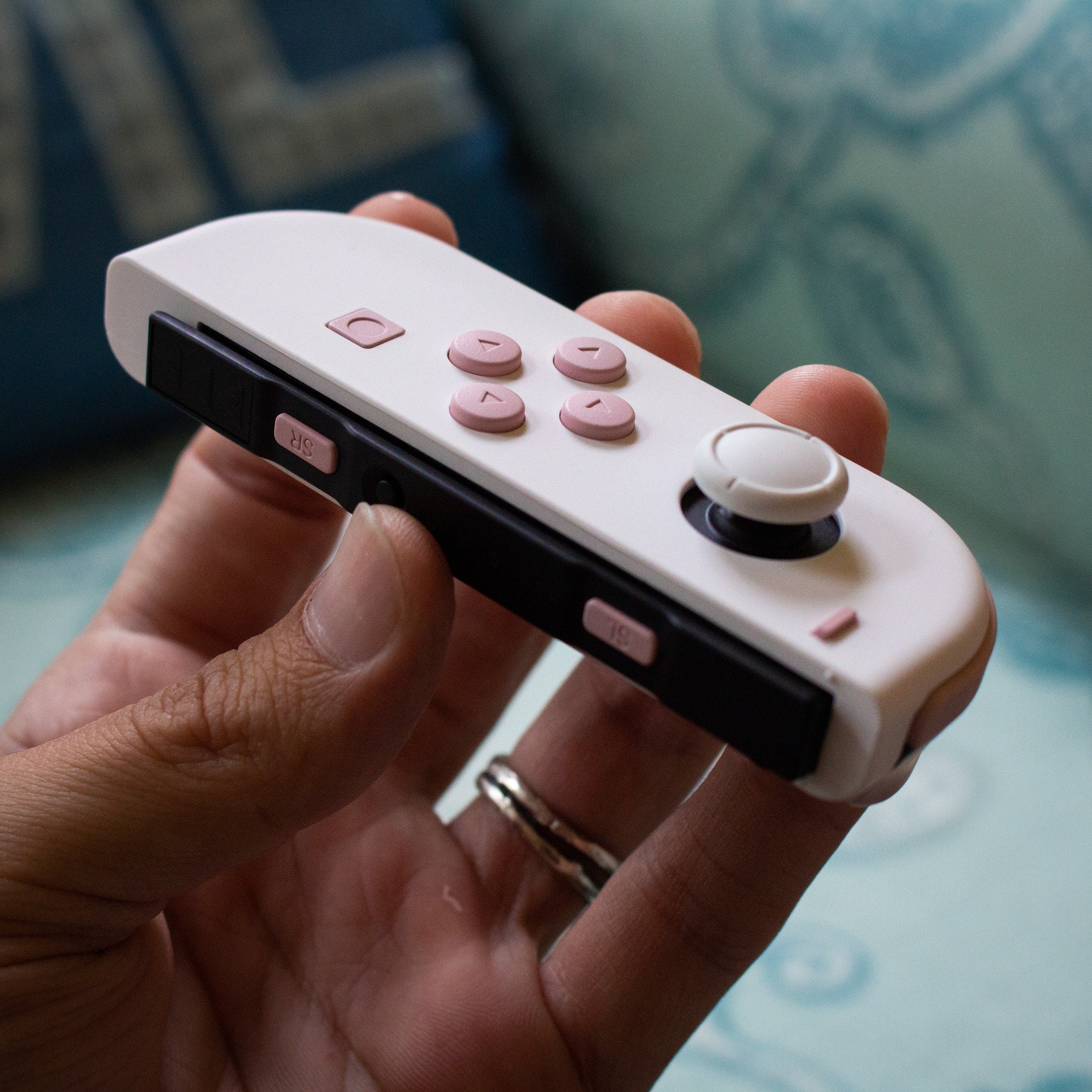 カスタムJoy-con　WHITE×PINKメタリック image_fe7d14e7-d64c-483f-a9db-