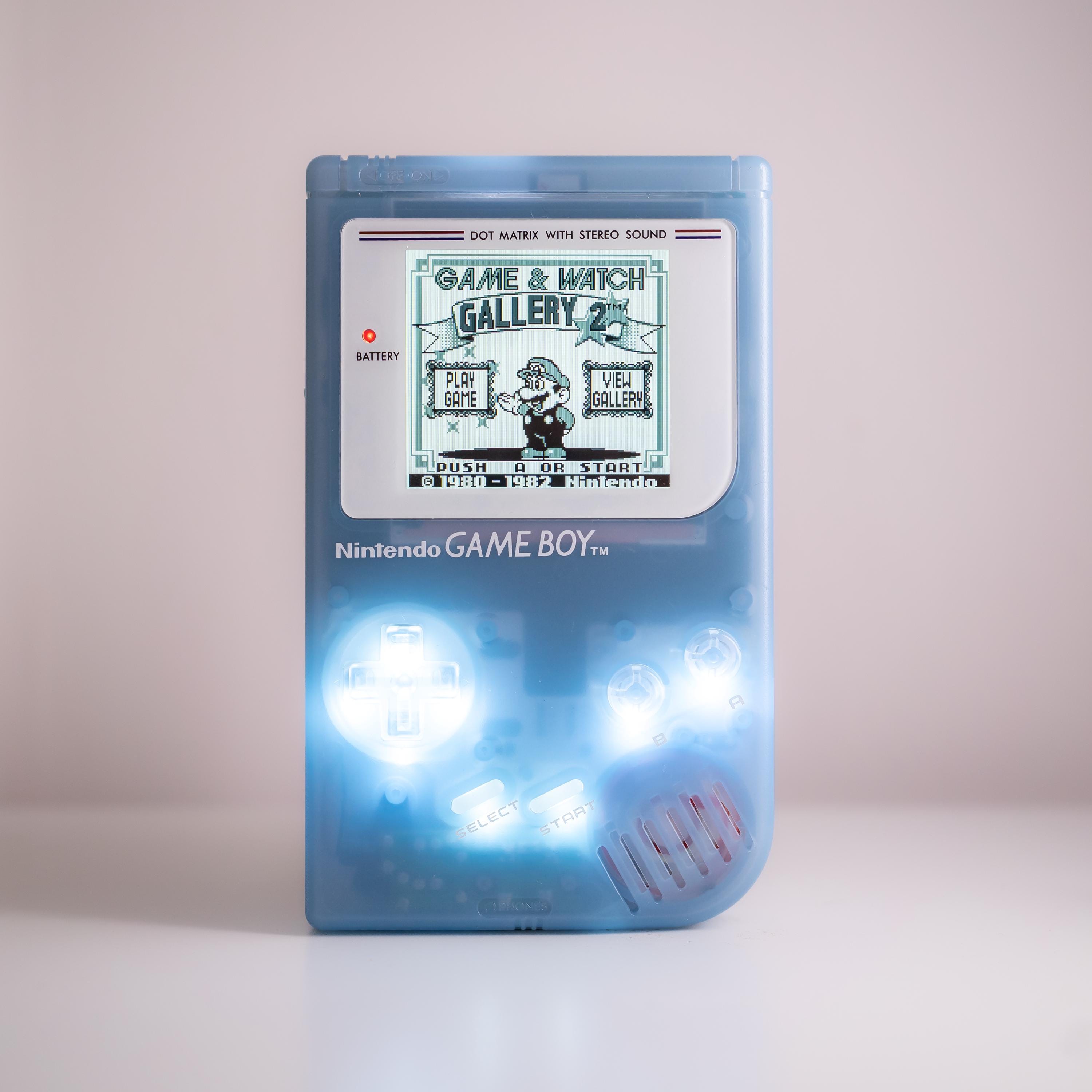 Kit guscio alloggiamento completo originale Game Boy classico DMG Kit guscio alloggiamento completo originale Game Boy classico DMG