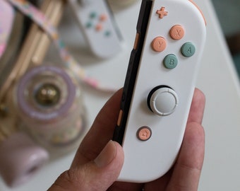 Custom Joycons Nintendo Switch Joy-con Controller Mods White With