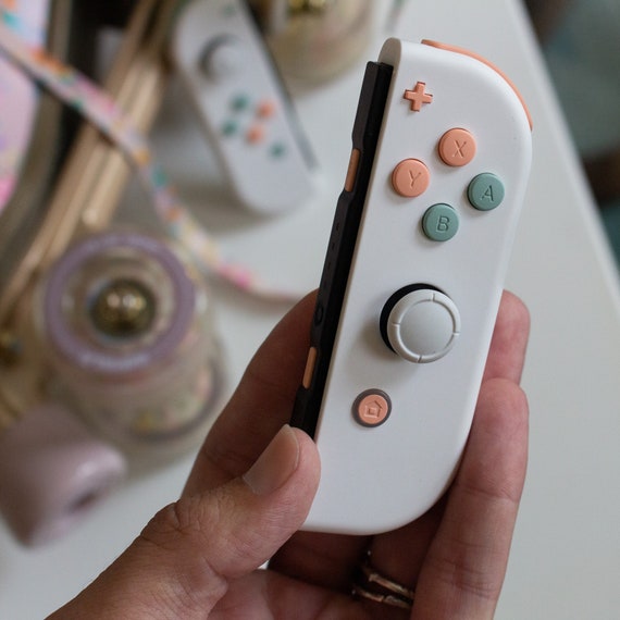 Custom Joycons Nintendo Switch Joy-con Controller Mods White With