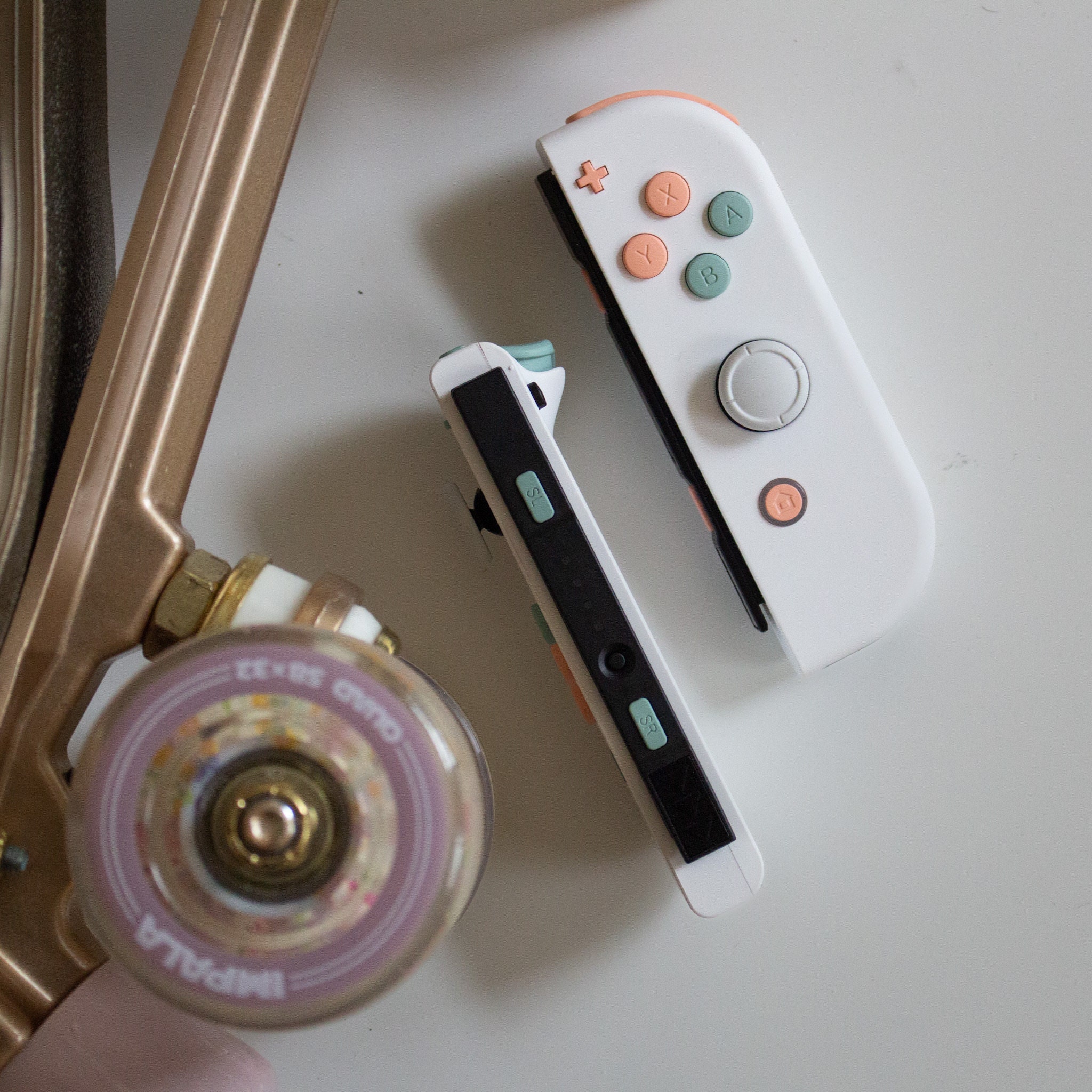 Custom Joycons Nintendo Switch Joy-con Controller Mods White With