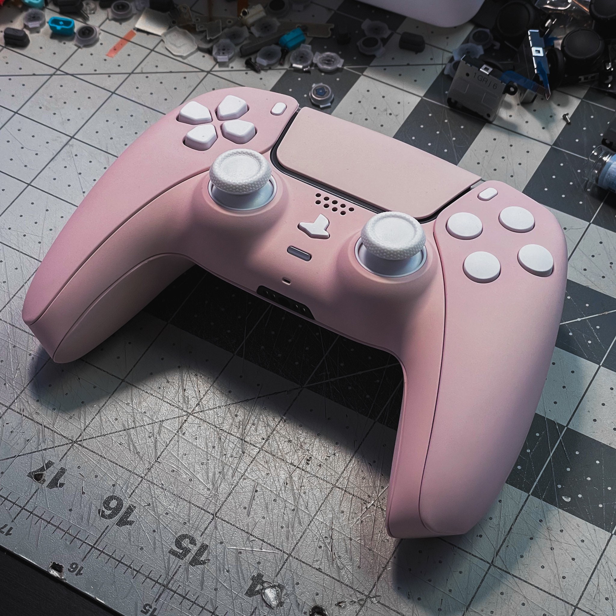 Custom Pastel and Baby Pink Themed Playstation 5 PS5 Dualsense Wireless  Controller 