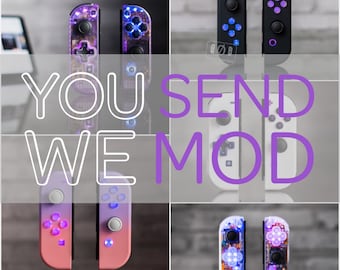 Custom Joy-Con LED Modding - Send Your Own Controllers For Customization - Nintendo Switch Controller Mods
