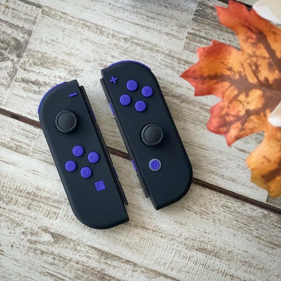 Custom Pastel Purple and Blue Nintendo Switch Joy-con Joycon Controllers 