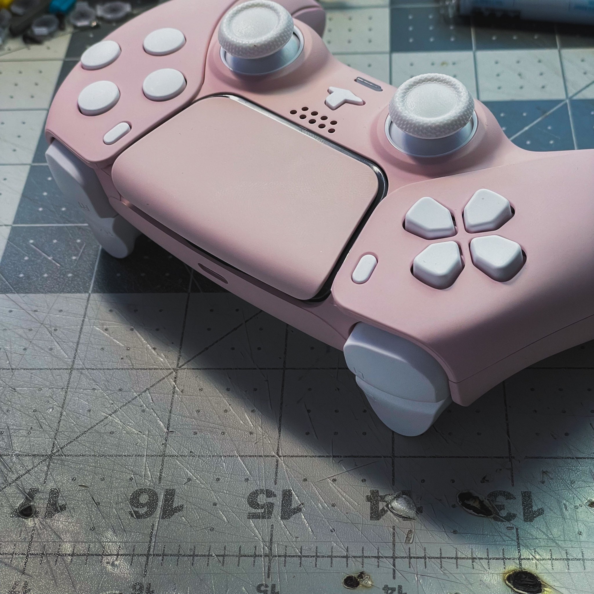 Controlador PS5 Sakura Pink Mod con botones blancos Controlador inalámbrico  personalizado -  México