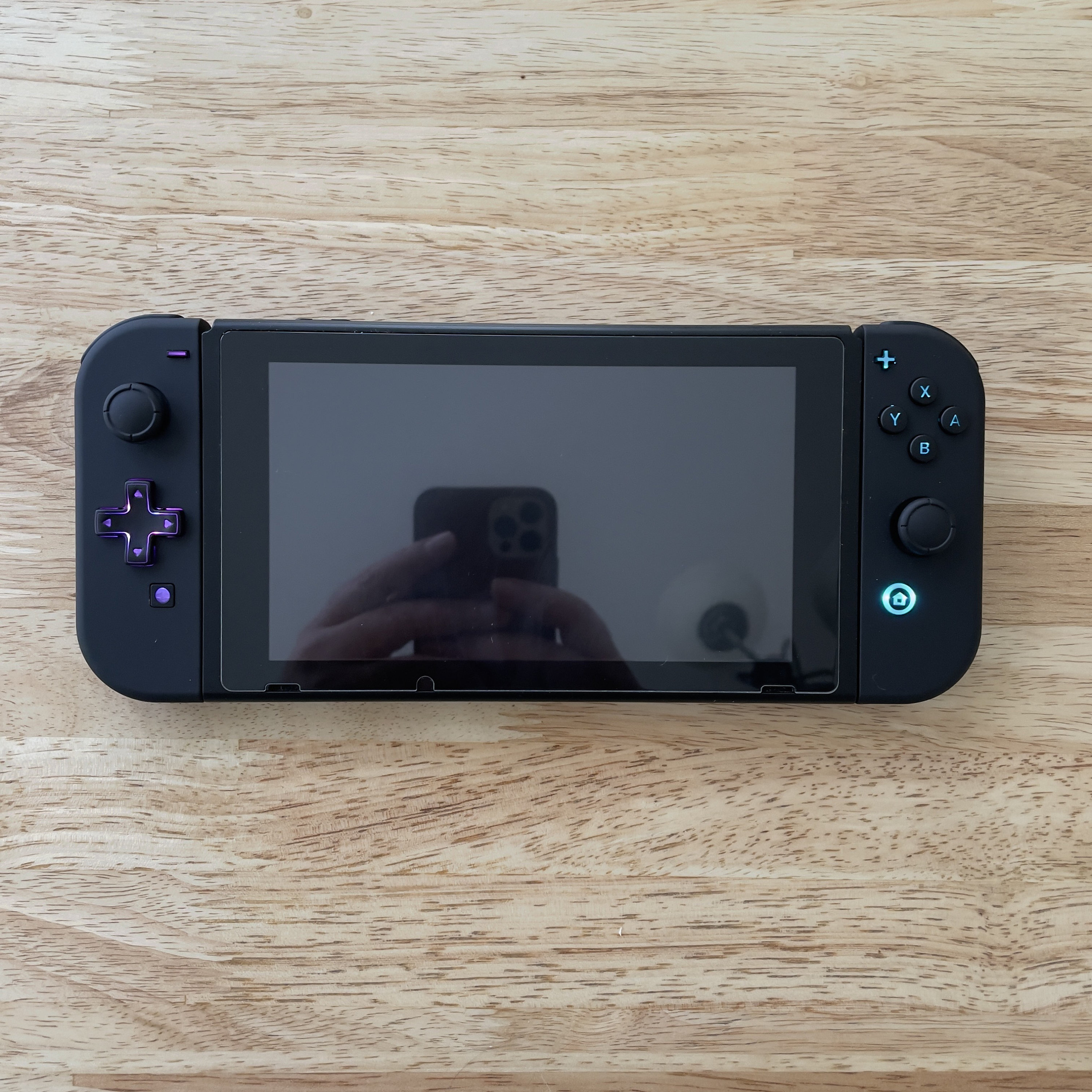 Custom Nintendo Switch Joy-Con Controllers Black LED MOD Backlit Butto –  GameTraderZero