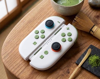 Custom Switch 2 Joy-Cons The Matcha Ritual