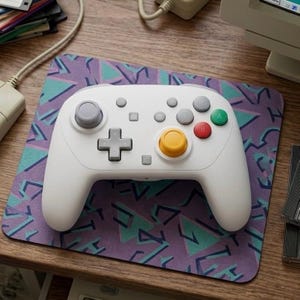 Custom Switch 2 Pro-Controller - GameCube Nostalgia Matte White