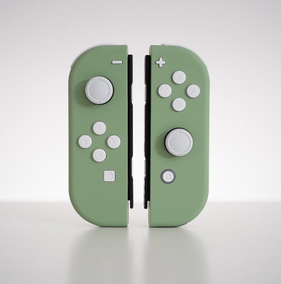 Nintendo Switch Pro Controller Matcha Green Mod With White Butons 