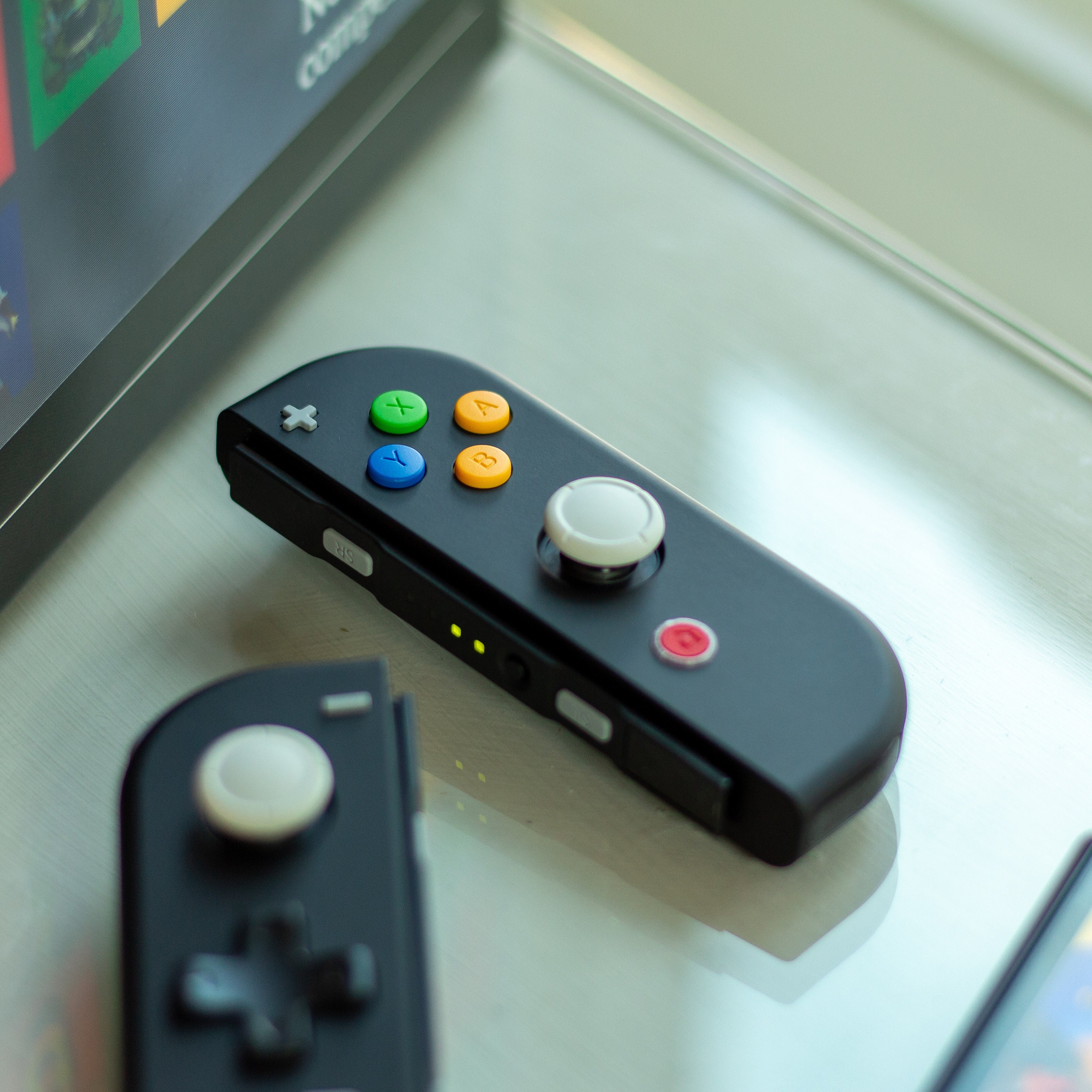 Retro Joy-cons N64 Style Black Nintendo Switch Gaming Controllers