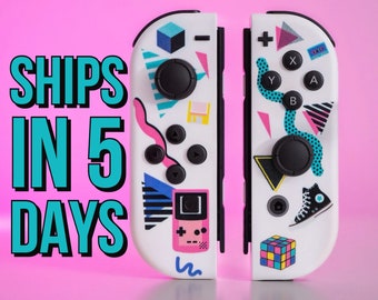 Joycon personalizzati "Nostalgia anni '90" SPEDIZIONE VELOCE - Switch controller