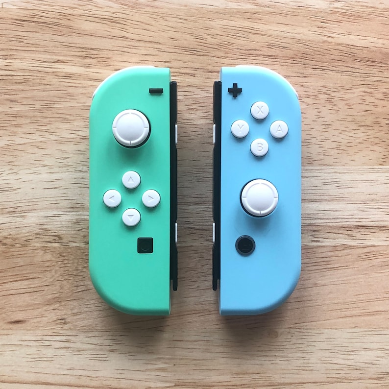 Custom Joycons Nintendo Switch Controllers Animal Crossing Etsy