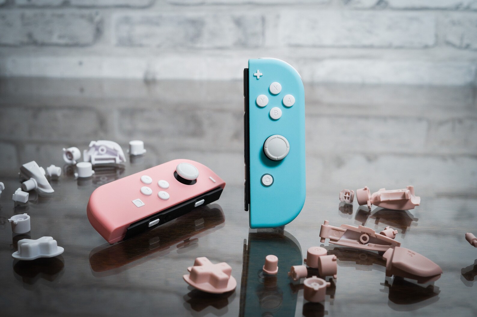Pastel Joycons Custom Nintendo Controller Mod Robin Egg Blue Etsy UK