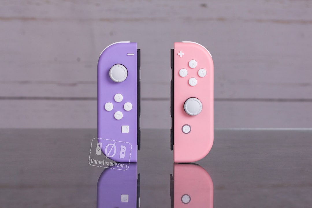 Pastel Joy-cons Custom Nintendo Switch Controllers Purple and - Etsy