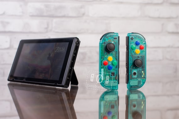 CLEAR Joy-con Custom Nintendo Switch Controllers Clear Teal -  Finland