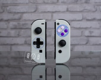 Custom Nintendo Switch Joy-con Controllers Retro SNES Super