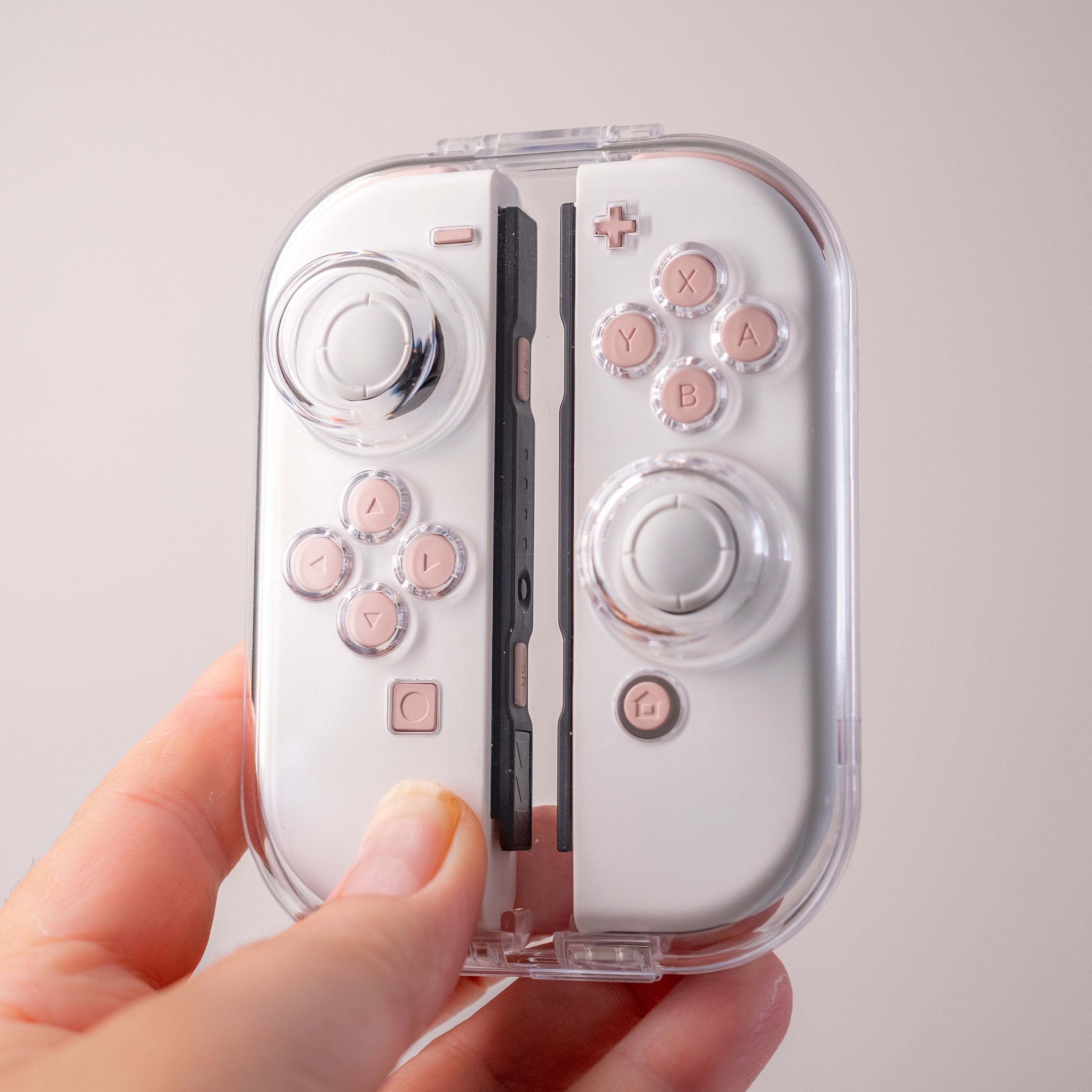 Switch Joy-con Clear Case Clamshell Protective Cover for Nintendo