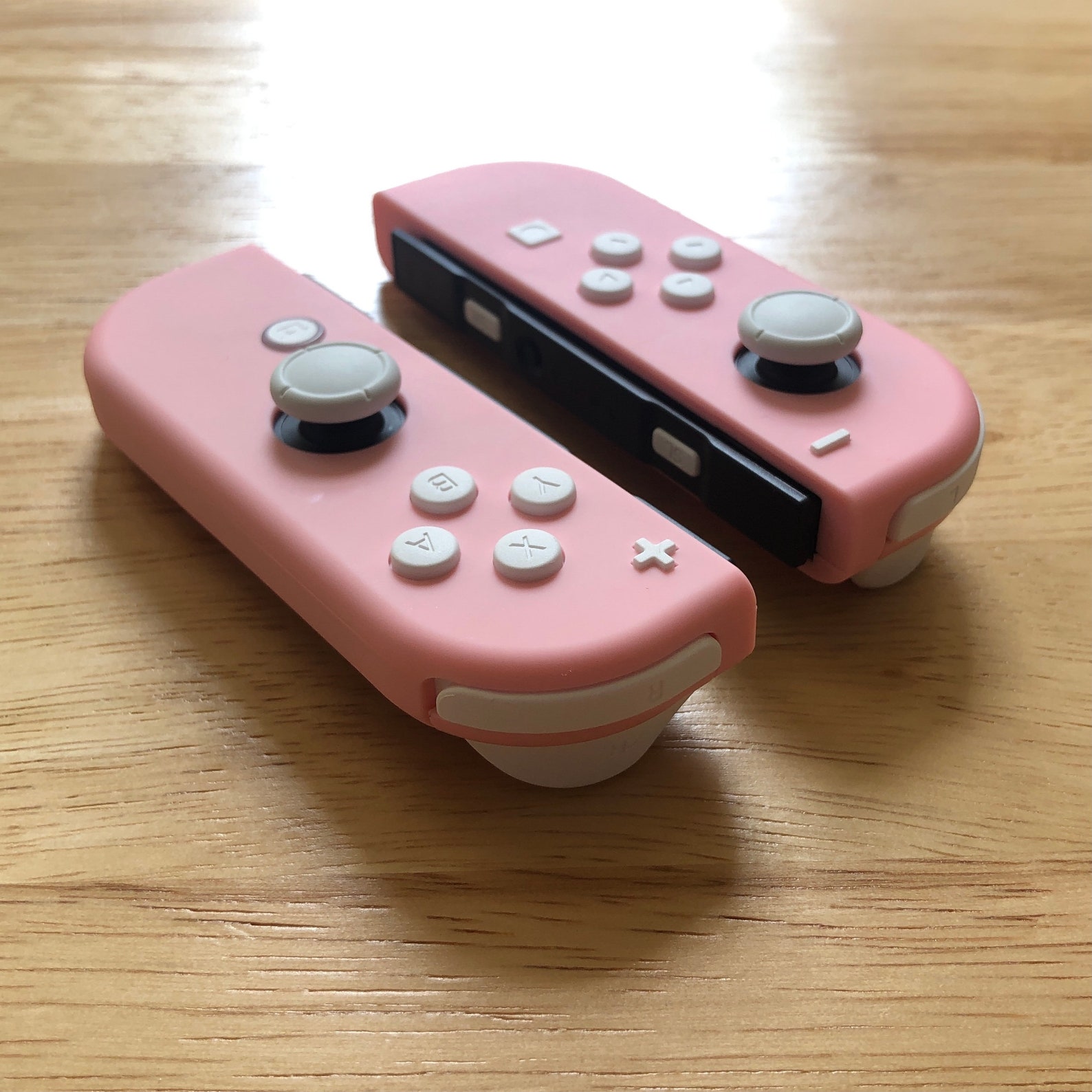 Custom Nintendo Switch Soft Pink JoyCon Controllers With A Etsy