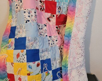 Block baby quilt
