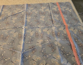 Set of 2 butterfly print pillowcases