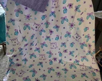 Flannel baby blanket