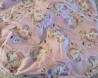 unicorn print tote bag
