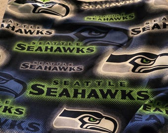 Handmade seahawk tote bag