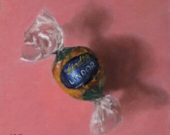 Chocolade-olieverfschilderij stillevenkunst op canvas muurdecoratie woondecoratie