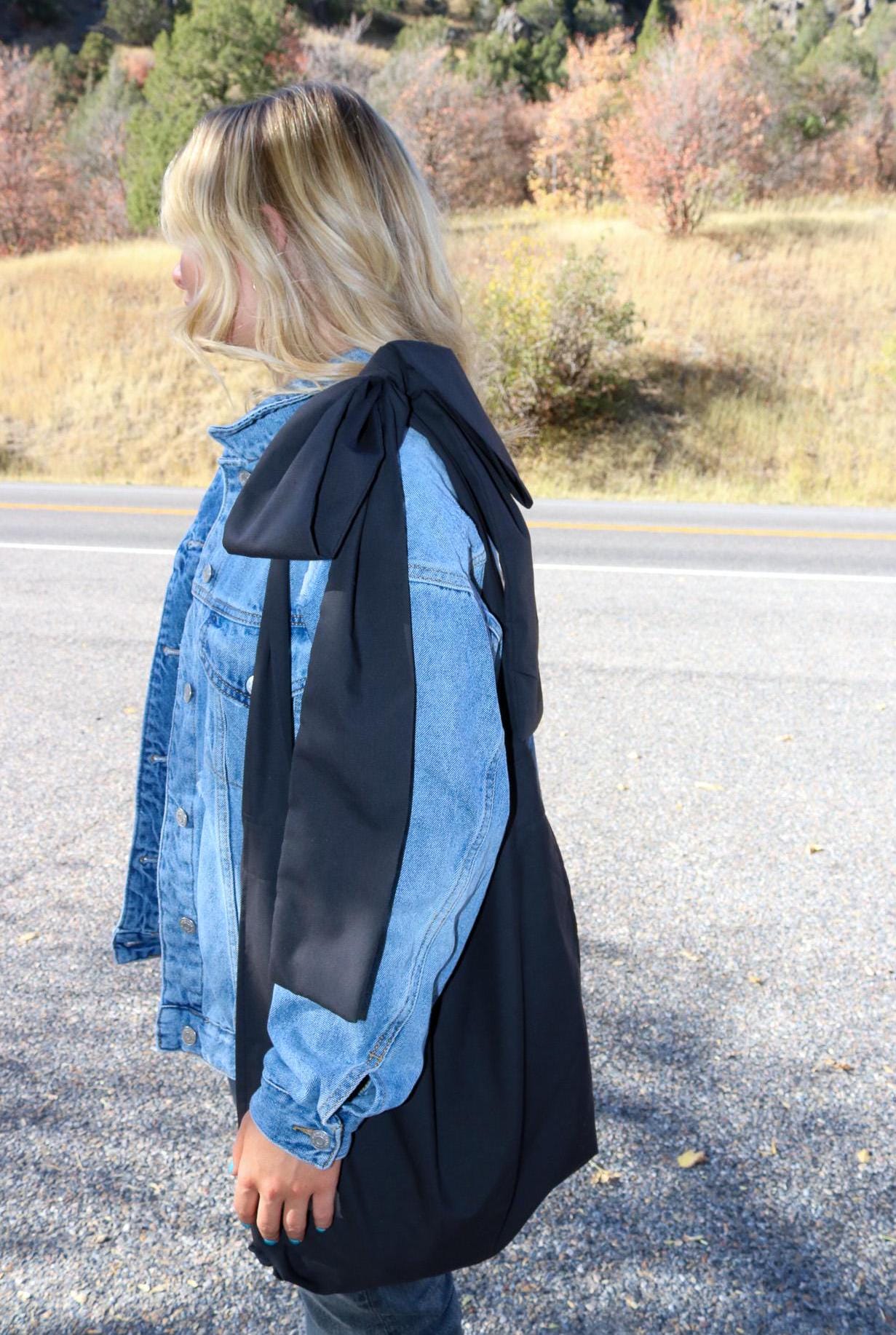 Bow Front Backpack With Strap