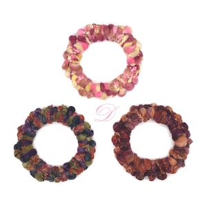 Fancy Hair Ties, Colorful Hair Ties, Stylish Hair Ties,  Ponytail Holder, Bun Holder, Hair Accessories, Unique, Gift For Girl, Gift For Her