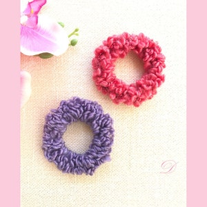 Unique Hair Ties, Hair Elastic Band, Ponytail Holders, Bun Holders, Hair Accessories, Gentle Hair Ties, Crochet Hair Ties, Gift For Girl Her