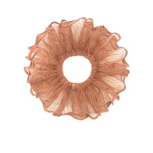 Met kristallen geborduurde scrunchie, elegante haaraccessoires, ontworpen door Daria L Fashion