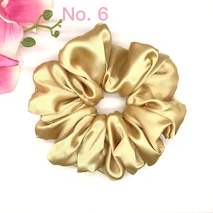 Satin Scrunchies, Colorful Scrunchies, Ponytail Holder, Bun Holder, Scrunchy Elastic Band, Hair Accessories, Christmas Gift, Gift For Women