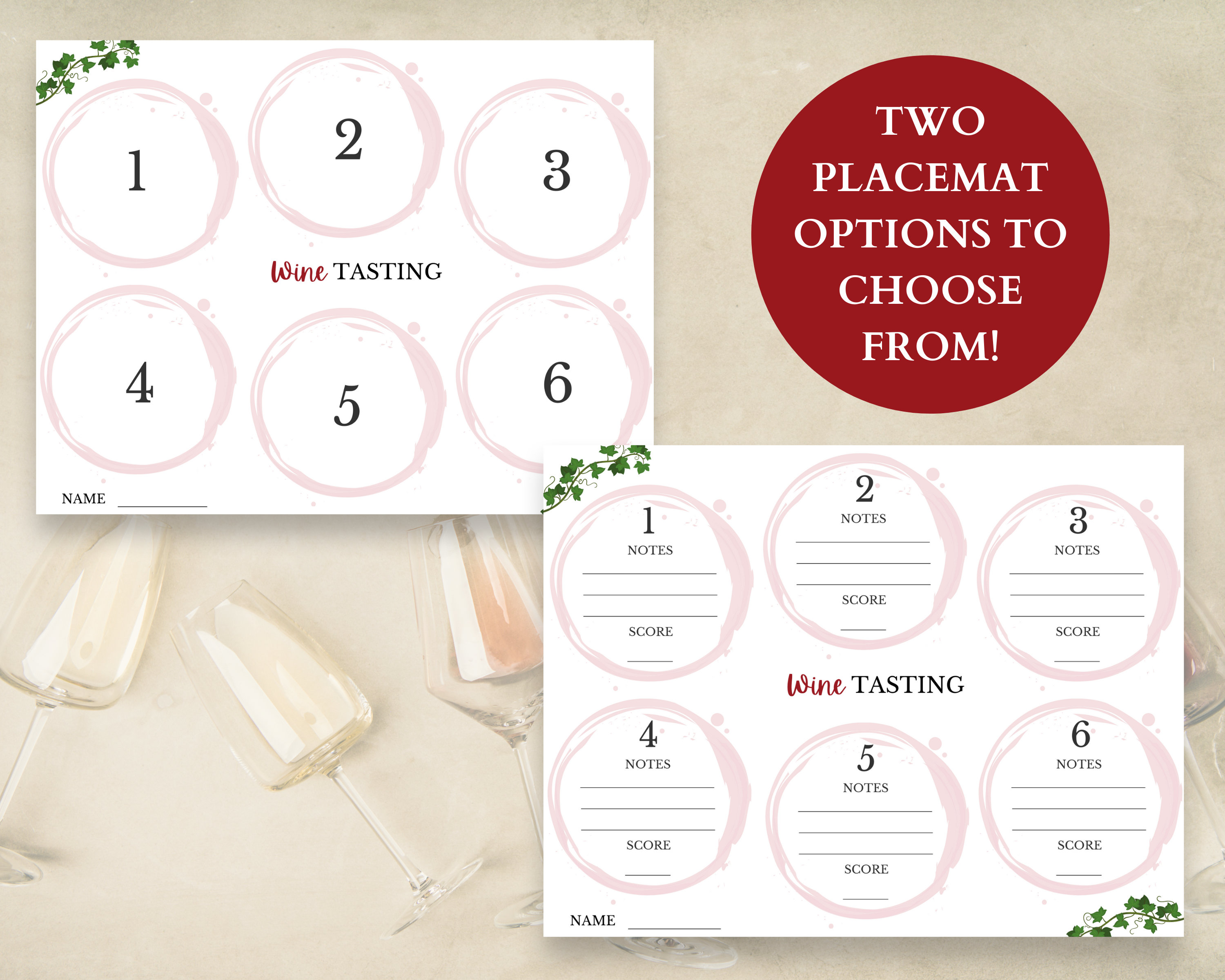 Wine Tasting Kit Wine Tasting Party Kit 6 Wines Wine Etsy