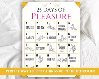 Couples Advent Calendar One Year Anniversary Gifts for - Etsy