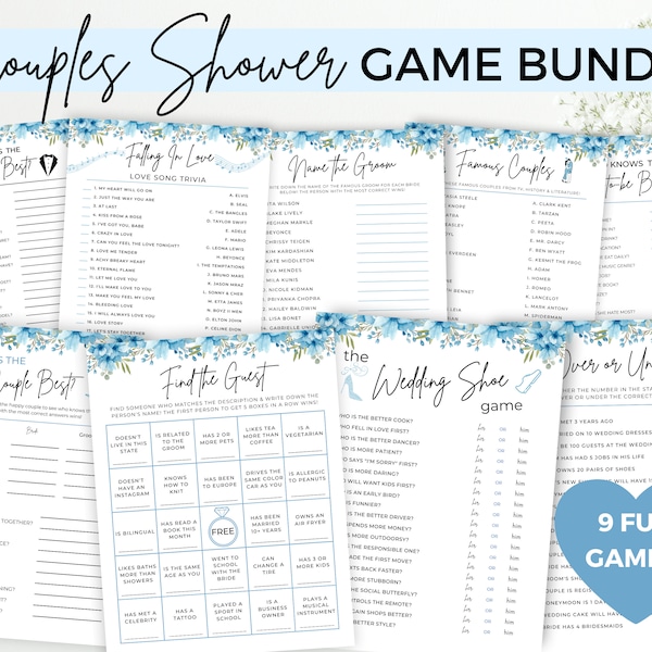 Couples Shower Games - Etsy