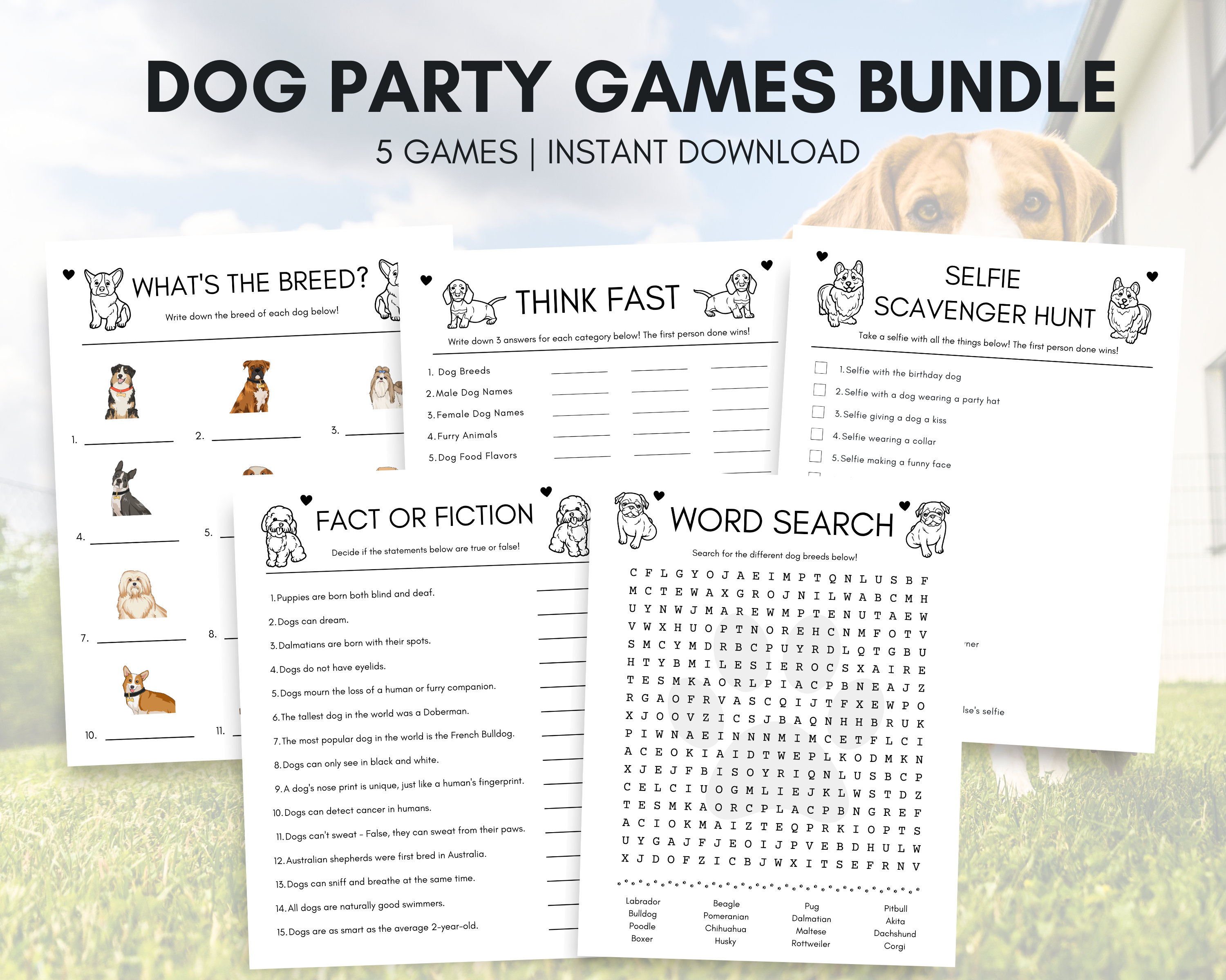 Fun Icebreaker Games For Dog Lovers Clearance