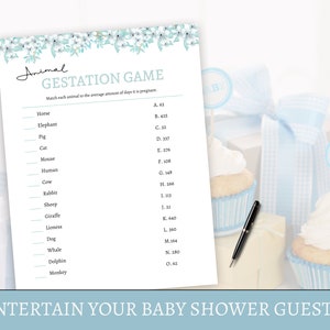 Baby Shower Game, Printable Baby Shower Game, Gender Reveal Games, Baby ...