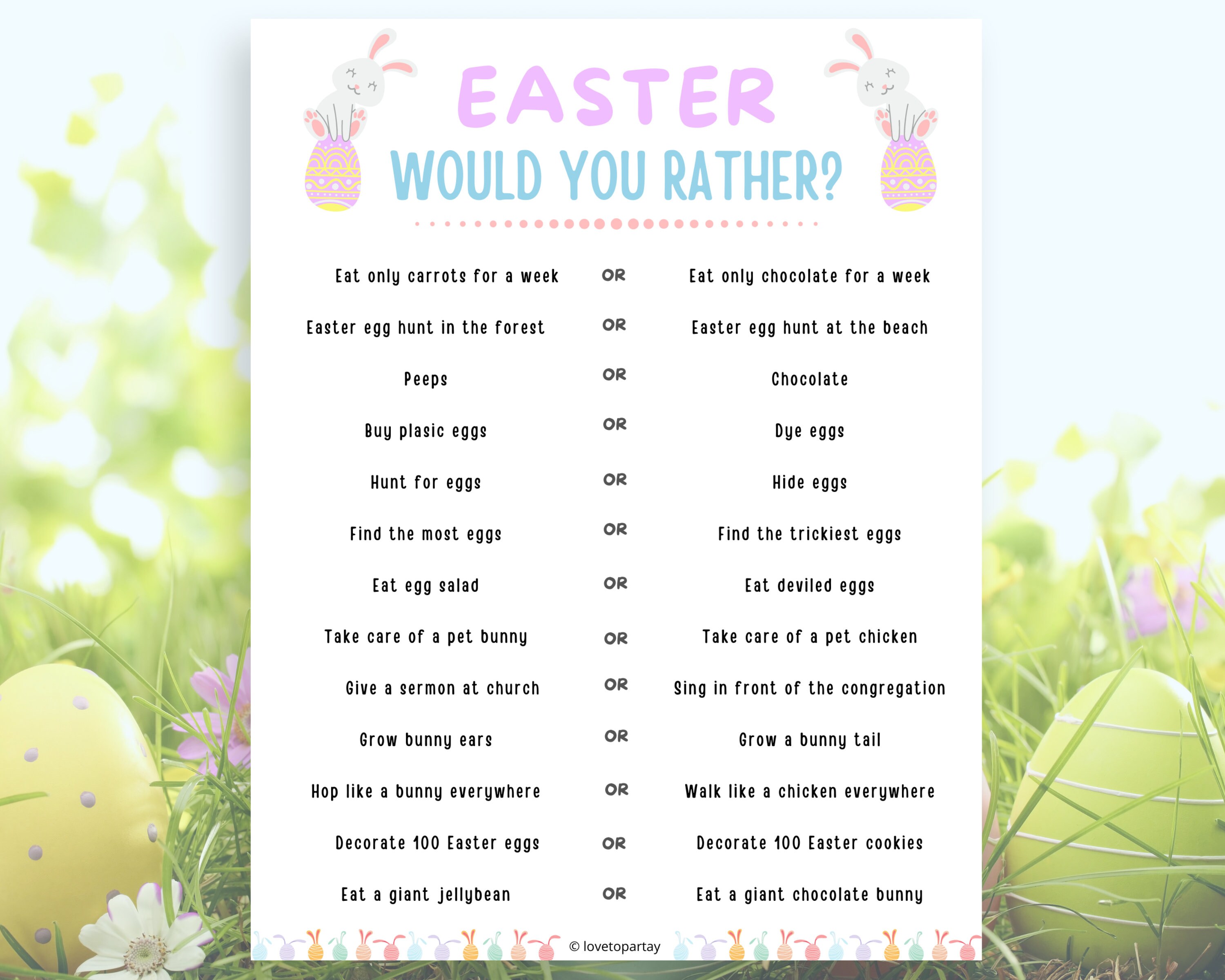 Easters Game Printable Easter Games Easter Games Kids - Etsy Canada