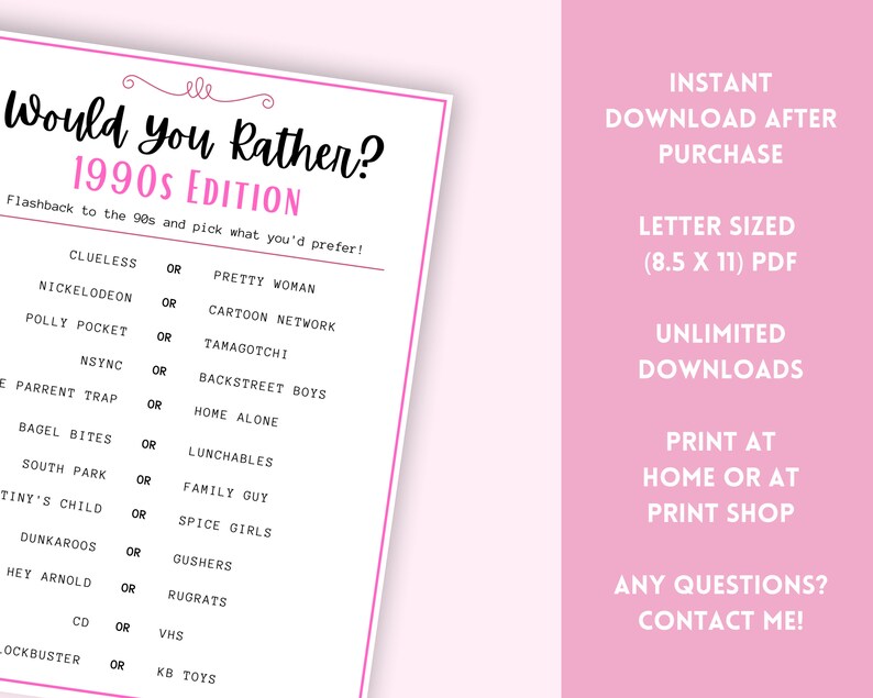 30th Birthday Party Games Bundle 30th Birthday Games 30th Etsy