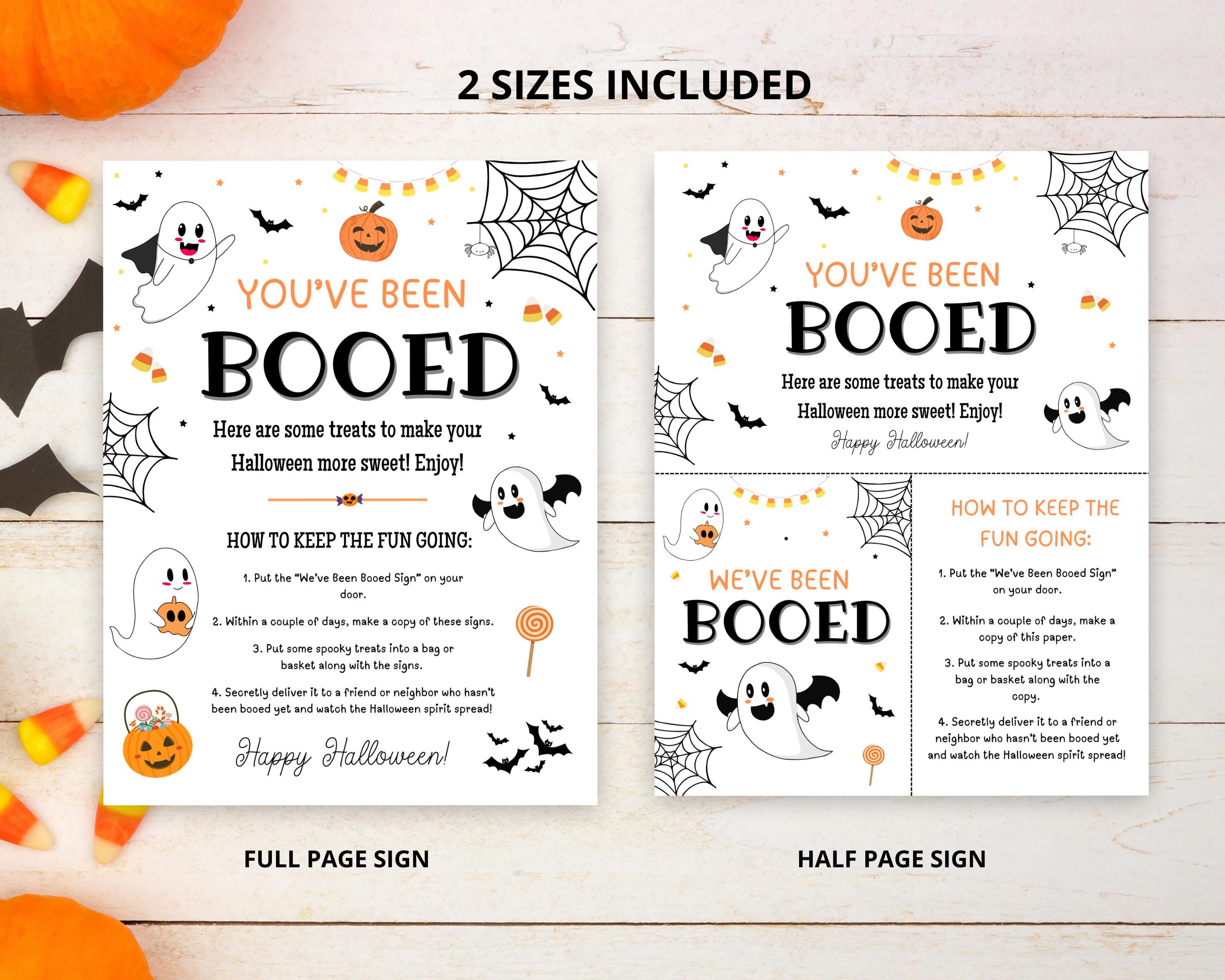 You #39 ve Been Booed Sign We #39 ve Been Booed Printable Kit Halloween Gift You #39 ve Been Booed Sign We #39 ve Been Booed Printable Kit Halloween Gift
