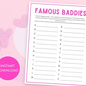 Galentine&#39;s Day Party Game, Girls Night Games, Feminist Party Games, Women&#39;s History Month Games, Birthday Games for Adult Women,