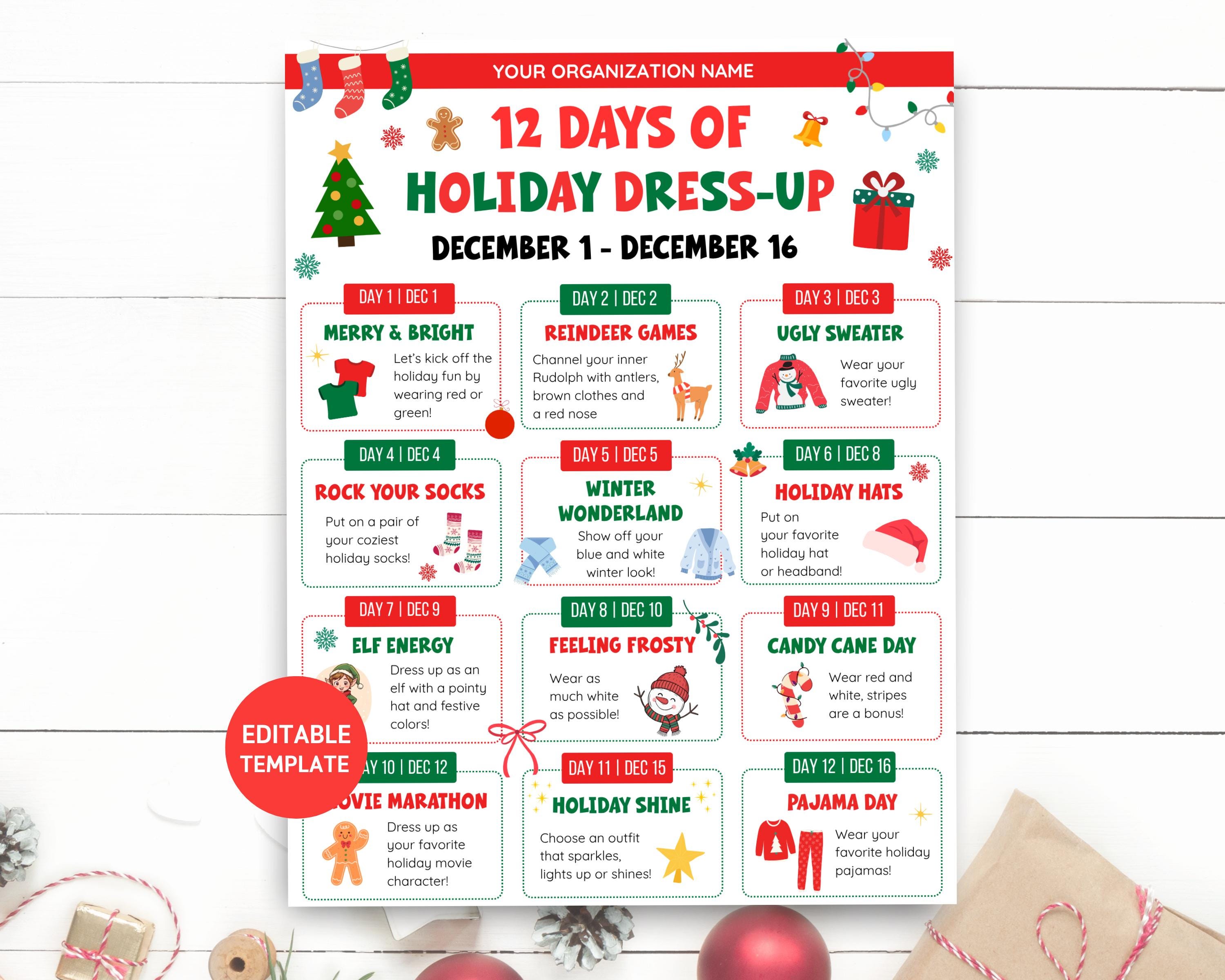 holiday dress down ideas Christmas up Week for Work Ecom Style:AP1D106918