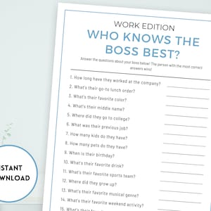 Work Party Game, Work Meeting Game, Zoom Call Game, Virtual Happy Hour Game, Office Party Game for Coworkers, Staff, Team Building Game