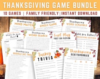 Thanksgiving Games for Family, Thanksgiving Activities, Family Thanksgiving Games, Printable Thanksgiving Activities, Friendsgiving Games,