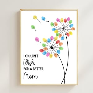 Créations artistiques d'empreintes de main pour la fête des mères, artisanat d'empreintes digitales d'empreintes de main de maman, artisanat souvenir de la fête des mères pour les enfants d'âge préscolaire, travaux manuels pour tout-petits