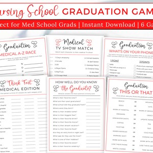 Nursing School Graduation Games, Medical School Graduation Games, Nurse Graduation Party, Med School Graduation, Doctor Graduation Games