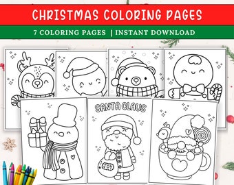 Christmas Coloring Pages, Christmas Coloring Book, Coloring Pages for Kids, Christmas Coloring Sheets, Christmas Activities for Kids,